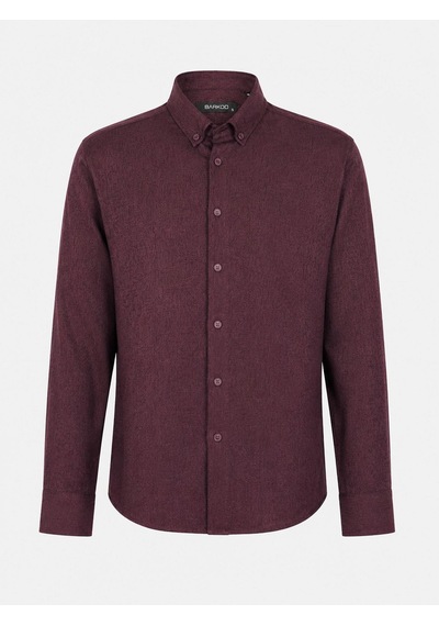 Classics Men Plus Barkod Uzun Kol Slim Fit Erkek Esnek Gömlek - 7681 Bordo Classics Men Plus Barkod Uzun Kol Slim Fit Erkek Esnek Gömlek - 7681 Bordo