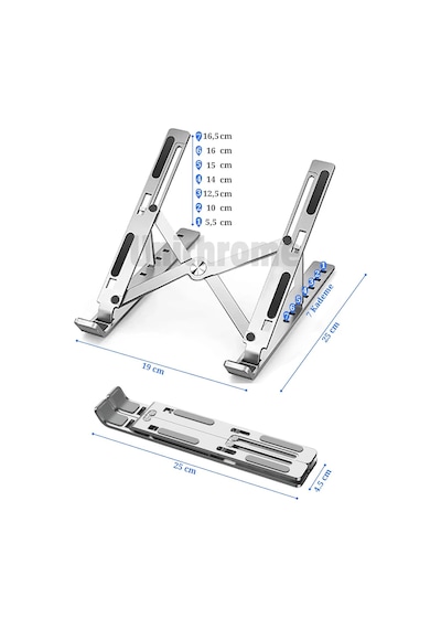 Laptop Yükseltici Metal Stand Ayarlanabilir Macbook Notebook Tablet Altlık Metal Dizüstü Bilgisayar Tutucu