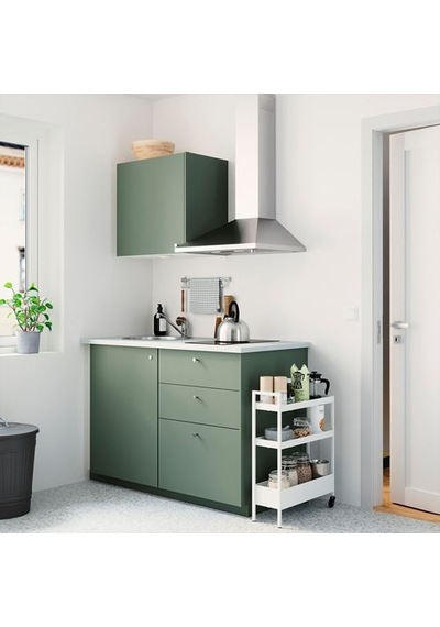 Ikea Nıssafors Servis Arabası, Beyaz, 50,5x19x67 Cm