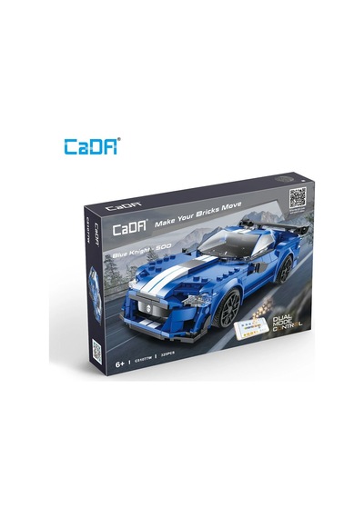 C51077w Cada Blue Knight Blok Seti 325 Parça -vagon Life