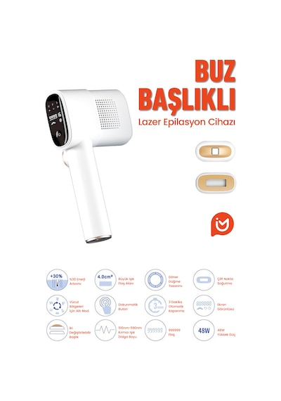 Youban 999.999 Atım IPL Buz Lazer Epilasyon Cihazı