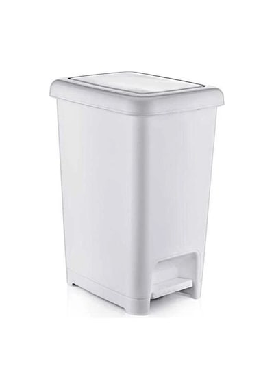 Cey Grup Pedallı Slim Gri Çöp Kovası 30 L Gri