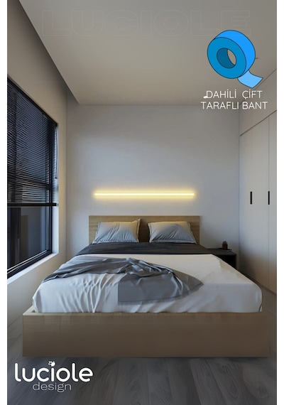 Led Abajur Aplik Gece Lambası Rgb Lambader 16 Renkli Uzaktan Kumandalı Işık 4 Animasyonlu Ledap2