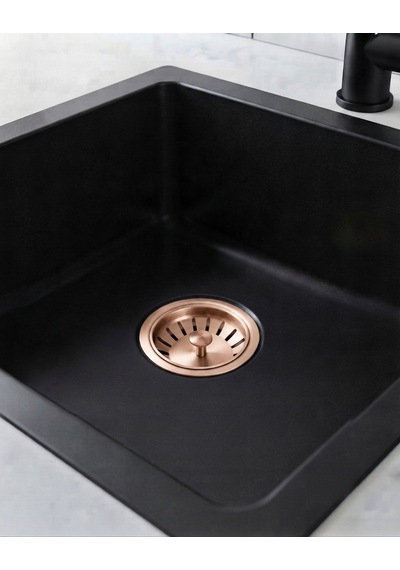 Rose Gold Mutfak Lavabo Çöp Süzgeci 1