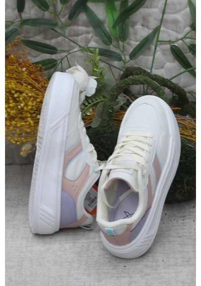 Kinetix Adexa Pu W Bej Hafif Rahat Sneaker Kadın Ayakkabı 001