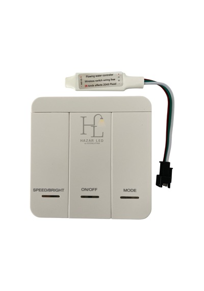 12-24 Volt Tek Renk Pixel Şerit Led Kontrol Anahtarlı Duvar Tipi Kontrol Cihazı