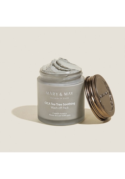 Mary & May Cıca Tea Tree Soothing Wash Off Pack İle Cilt Rahatlatma Maskesi 300ml Maskeler