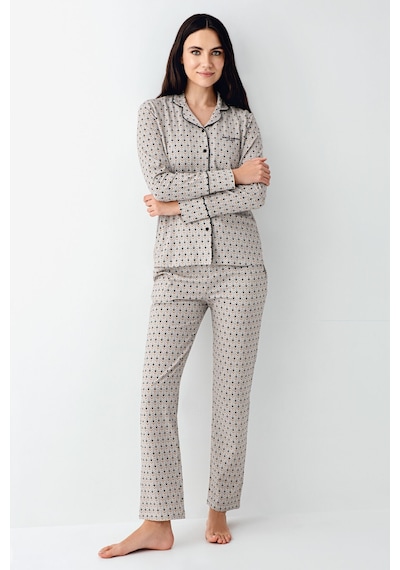 Pierre Cardin Kadın Siyah Pijama Takımı Pc9103-s-v1 Siyah