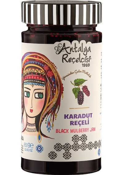 Antalya Reçelcisi Karadut Reçeli 650g Yörük Seri