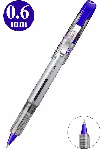 Pilot Kalem Fl-68 1 Adet Scrikss Fine Liner Pilot Kalem 0.6mm Fineliner Uçlu Pilot Kalem İnce Su Bazlı Mürekkepli Pilot Mavi