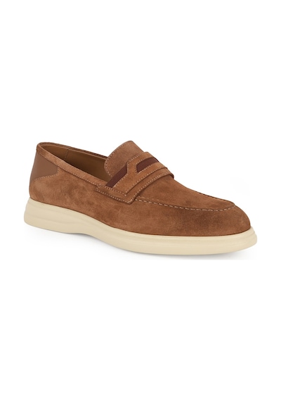 Libero Erkek Loafer Ayakkabı Hakiki Süet Deri Mokasen Penny Bantlı Slip-on Hafif Bej Eva Taban L6020 Açık Taba Libero Erkek Loafer Ayakkabı Hakiki Süet Deri Mokasen Penny Bantlı Slip-on Hafif Bej Eva Taban L6020 Açık Taba