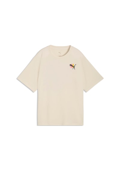 Puma Cat Graphıc Kadın Antrenman Tişörtü 528490 87 Beyaz