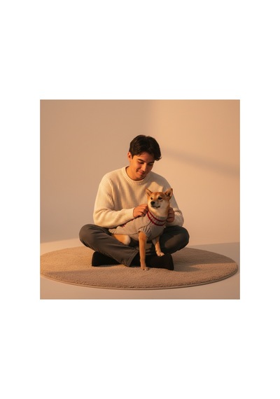 Kedi Ve Köpek İçin Yengeçli Gri Kazak