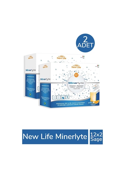 New Life Minerlyte 12 Saşe 2 Adet