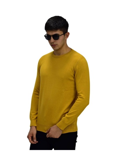 Erkek Spor Düz Sıfır Yaka Kazak R22920 Bgl-st03182 001