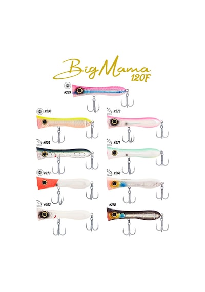 Fujin Big Mama 12cm 31gr Maket Balık 054 Smoke Joe