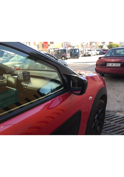 Citroen C4 Cactus Yarasa Ayna Kapağı - Parlak Siyah Abs Plastik
