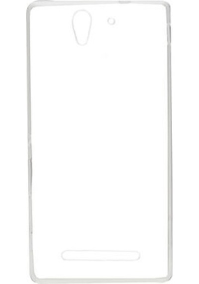 Sony Xperia C3 Kılıf Şeffaf Onyx Tpu Süper Silikon Kapak Renksiz/şeffaf