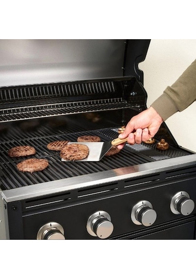 Ikea Grılltıder Paslanmaz Çelik Burger Spatulası 30 X 12 Cm Sarı Krom