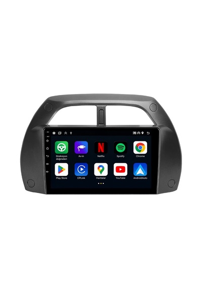 Toyota Rav4 Android Multimedya 2001-2003 Carplay Android Auto Navigasyon Kameralı 4gb Ram 32gb 9"