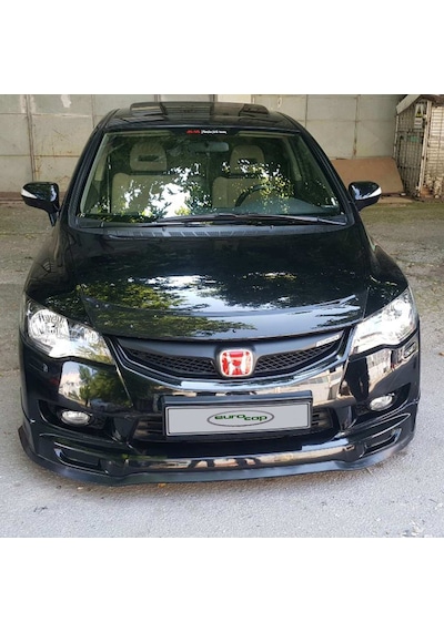 Eurocap Honda Civic 8 Ön Kaput Koruma Rüzgarlık 3Mm Abs 06-12