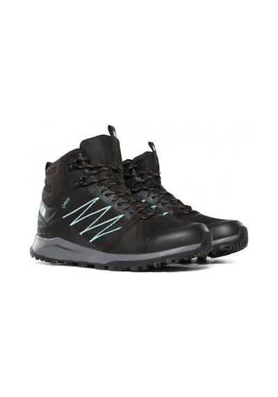 The North Face Litewave Fastpack Iı Mid Waterproof Kadın Ayakkabı Siyah/mavi 38 Tnf Black/aqua Splash