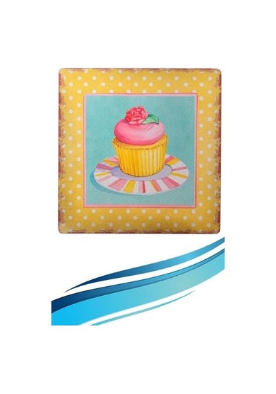 Bay Decotown Duvar Panosu 40 40 Cup Cake Muffin Motifli Duvar Süsü Najmaddin Standart