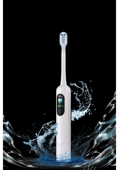 Mioji Oral B8 Care Şarj Edilebilir Diş Fırçası Beyaz + 3 Yedek Başlık ve Taşıma Çantası