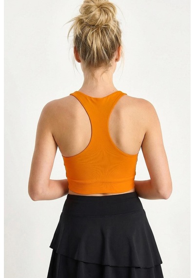 Shade Kadın Sporcu Crop Atlet 60251252 - Turuncu