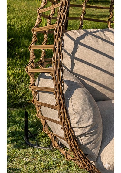 Liv Concept Rattan Tekli Bahçe Salıncağı - Konfor Serisi