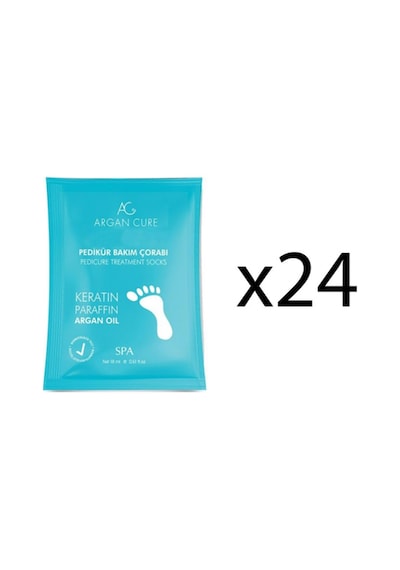 Argan Cure Kremli Pedikür Bakım Çorabı 24 Çift