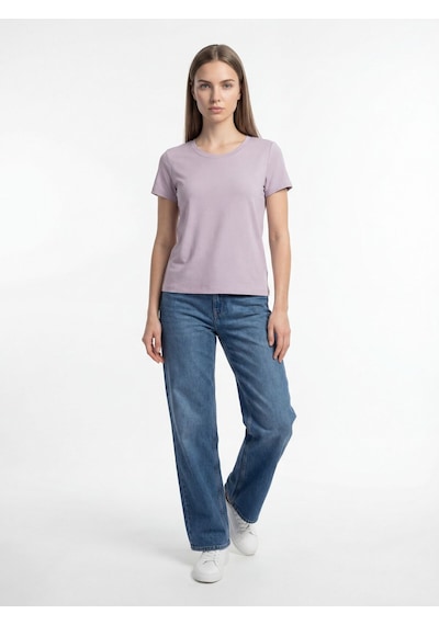 Regular Fit Kadın Tshirt K.kol Lavender