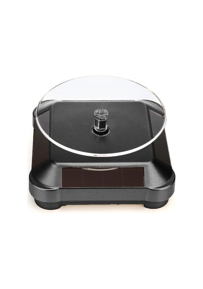 Microcase 360 Derece Dönen Güneş Enerjili Vitrin Saat Takı Standı - Al5031 Diğer