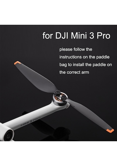 Sones Orijinal Djı Mini 4 Pro/mini 3 Pro 2 Çift Pervane Siyah