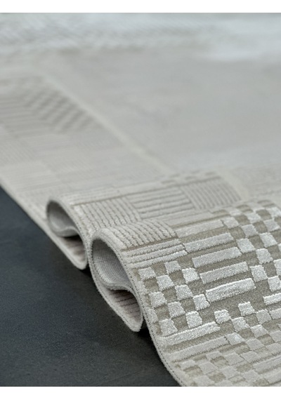 Woolen Halı Valentin Viscon Akrilik Halı 6256 Bej Renkli