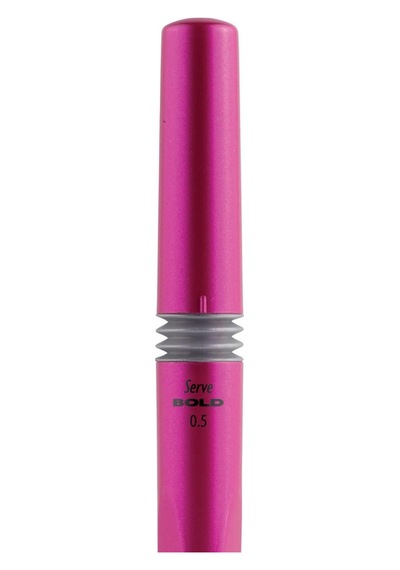 Serve Bold Mekanik Kursun Kalem 05mm Metalik Pembe .