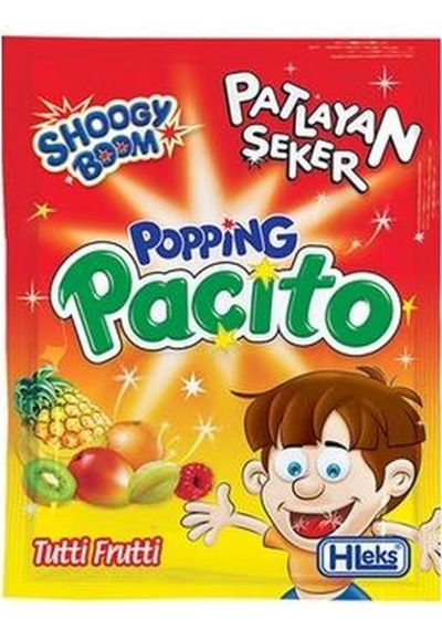 Hleks Popios Pat layan Şeker Tutti Frutti (4 Adet)