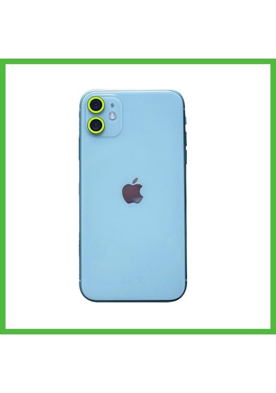 Vaveni İphone 11 Uyumlu Neon Fosforlu Kamera Lens - Yeşil Arz