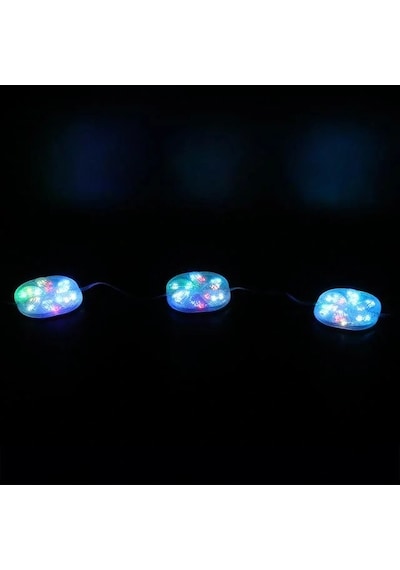 Powermaster Pm-14702 12 Volt 3 Watt Rgb Yanıp Sönen Çakar 6565-2835 Modül Led 65x65x12mm