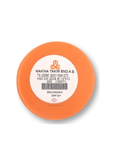 Mte W 1/2 Pafta Normal Vidalı Hss Dın 223/b