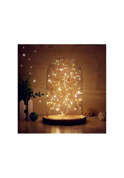 10mt Peri Günışığı 100 Led Pilli Noel Parti Yılbaşı Ağaç Dekor Aydınlatma Lamba Animasyonlu Süsleme No Color