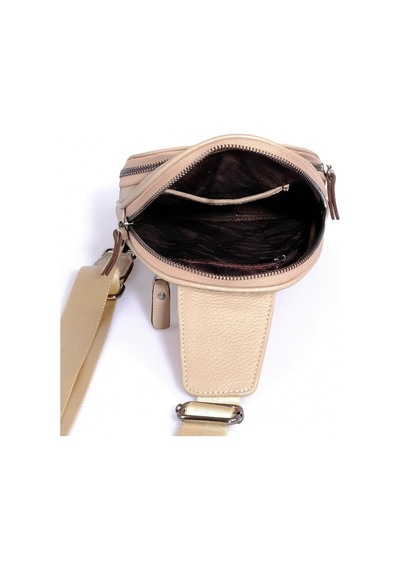 Kadın Çanta Vizon Hakiki Deri Body Bag Kangaroo Kıngdom 8155-V