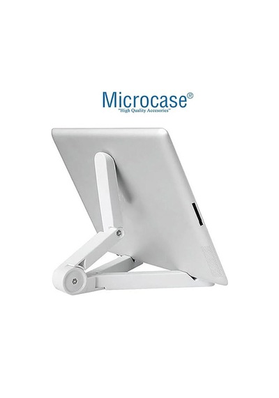 Microcase Honor Pad X8b 11 İnch İle Uyumlu Macbook Çantası+türkçe Bluetooth Klavye+mouse+tablet Standı Beyaz Al5164