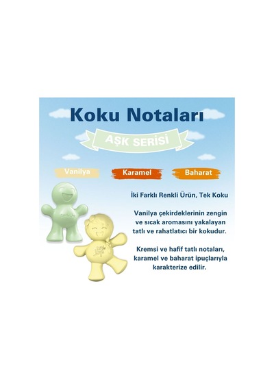 Little Joe Aşk Serisi 2li Paket Vanilya Araç Kokusu Sunshine Bli