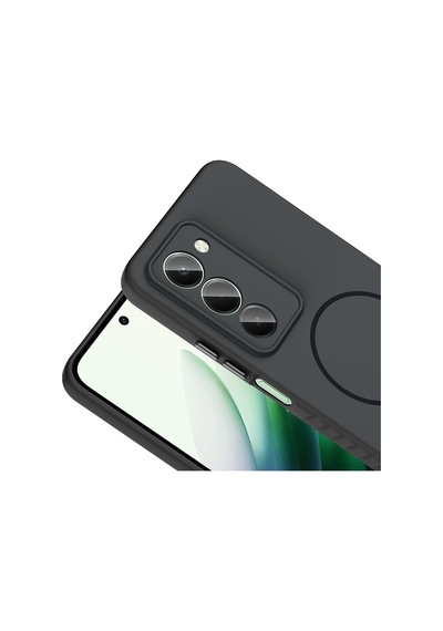 Xiaomi Redmi 15 Kılıf Kamera Lens Korumalı Magsafe Destekli Silikon Pazarplus Lacivert
