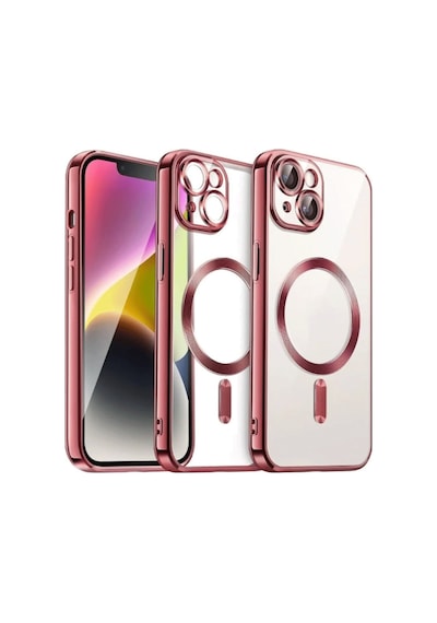 Apple iPhone Uyumlu  15 Uyumlu Kılıf Kross Magneticsafe Kapak - Kırmızı