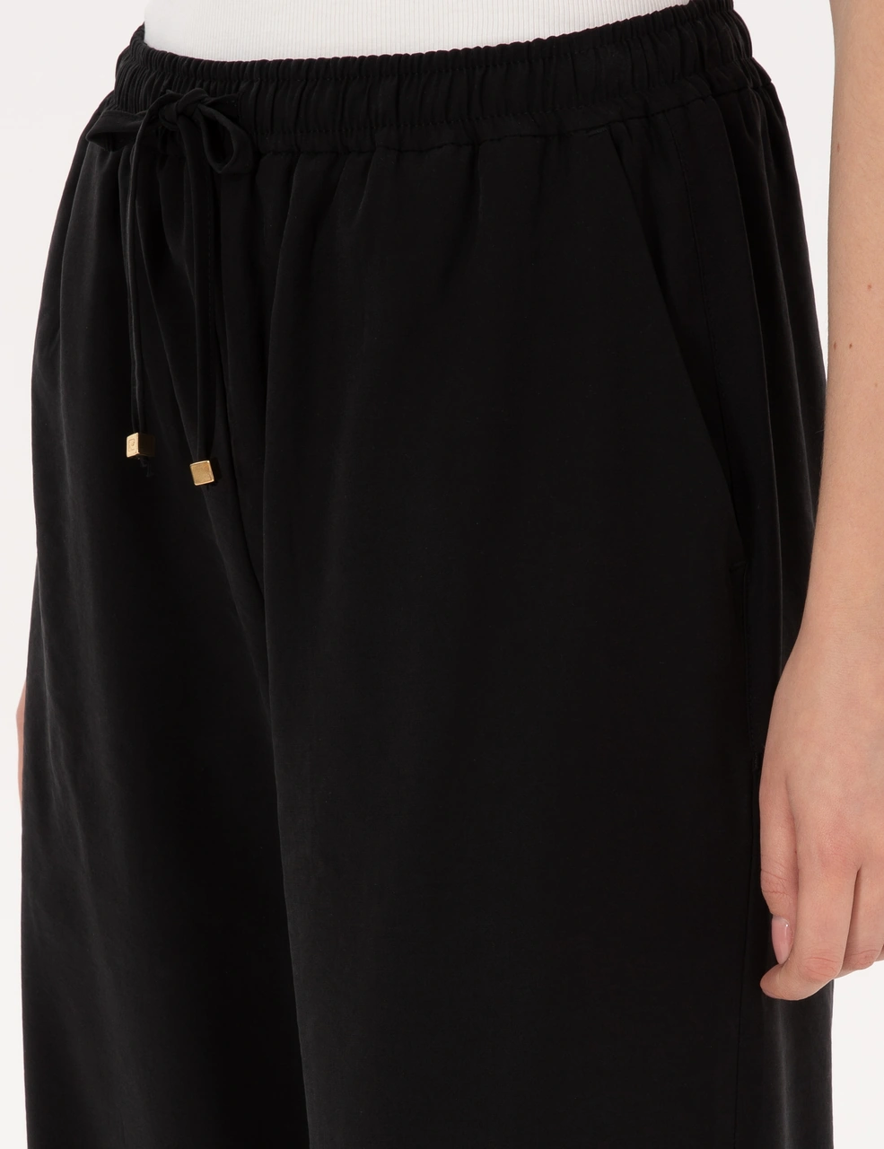 Pierre Cardin Kadın Siyah Pantolon Kanvas-chino 50318198-vr046 Siyah