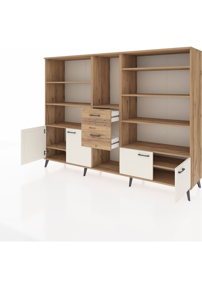 Hyperion Dolap 10 Raflı 2 Çekmeceli 4 Kapaklı 220x44x163 Çam-ayta Çam-aytaşı/çam Hyperion Dolap 10 Raflı 2 Çekmeceli 4 Kapaklı 220x44x163 Çam-ayta Çam-aytaşı/çam
