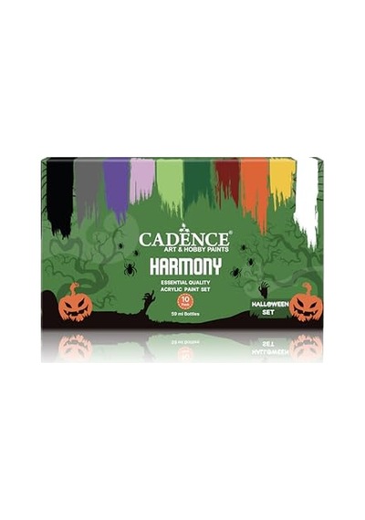 Harmony Akrilik 10'lu Set Halloween Set & Cadılar Bayramı 59ml 0,15 L