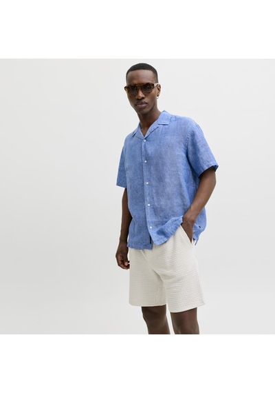 Jack & Jones Erkek Bol Kalip Sweat Sort - Karl - 12277557 - 2 Cloud Dancer